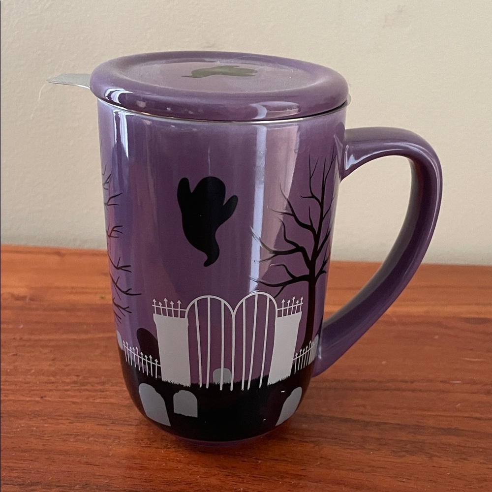 LIMITED EDITION David’s tea color changing Halloween Nordic tea mug goth witchy